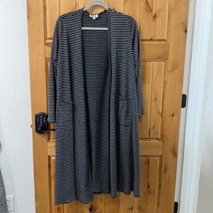 LuLaRoe Sarah duster cardigan M